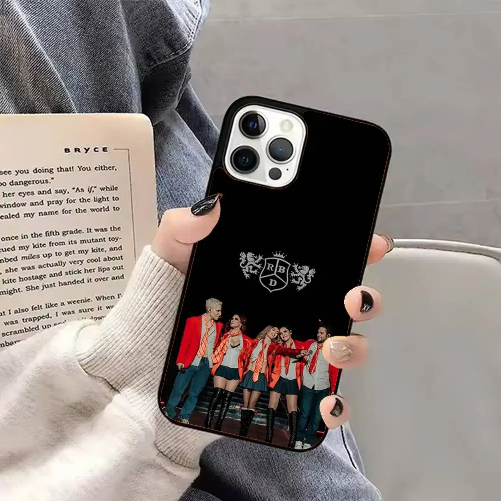 Funda de teléfono con música RBD r-rebelde, magnética fuerte para IPhone17 16 15 14 13 Pro Max 11 12 Mini, 1 ud.