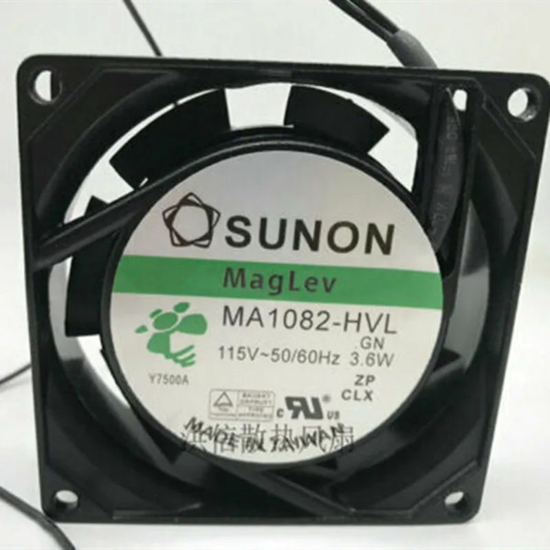 1 PCS  Fan MA1082-HVL.GN AC 115V 3.6W 80*80*25MM 2 WIRE