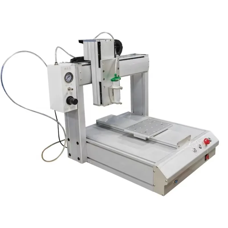 3 Axis Automatic Metal Desktop Style Glue Dispensing Robot Machine Core Components Bearing & PLC