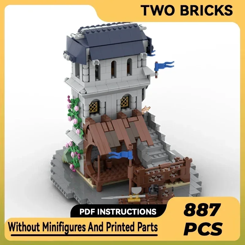 

Military Model Moc Building Bricks Black Falcon Lake Outpost Technology Modular Blocks Gifts Christmas Toys DIY Sets Assembly