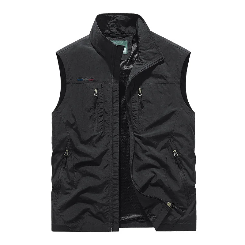 Men's Sleeveless Vests for Spring and Summer; Vest for Outdoor Activities, Sports, Fishing, and Casual Wear Jacket.
