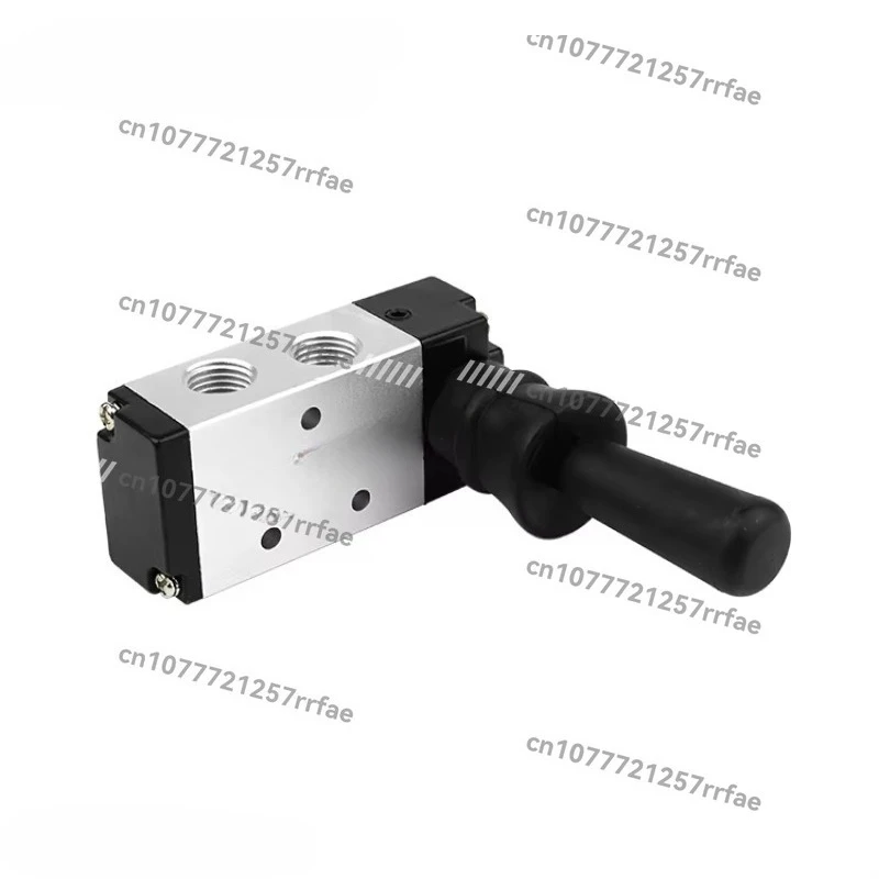 5 2-Way Pneumatic Pressure Manual Control Manual/Automatic Air Valve, Aluminum Alloy Housing, Supports Gas Applications