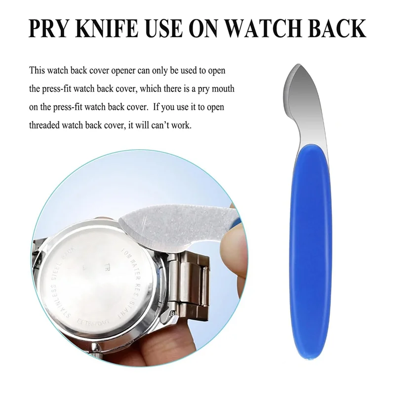 AA63 HOT Watch Back Removal Tool 9 In1 Watch Battery Replacement Tool Kit Opener Remover Tools Andanti-Static Tweezers B