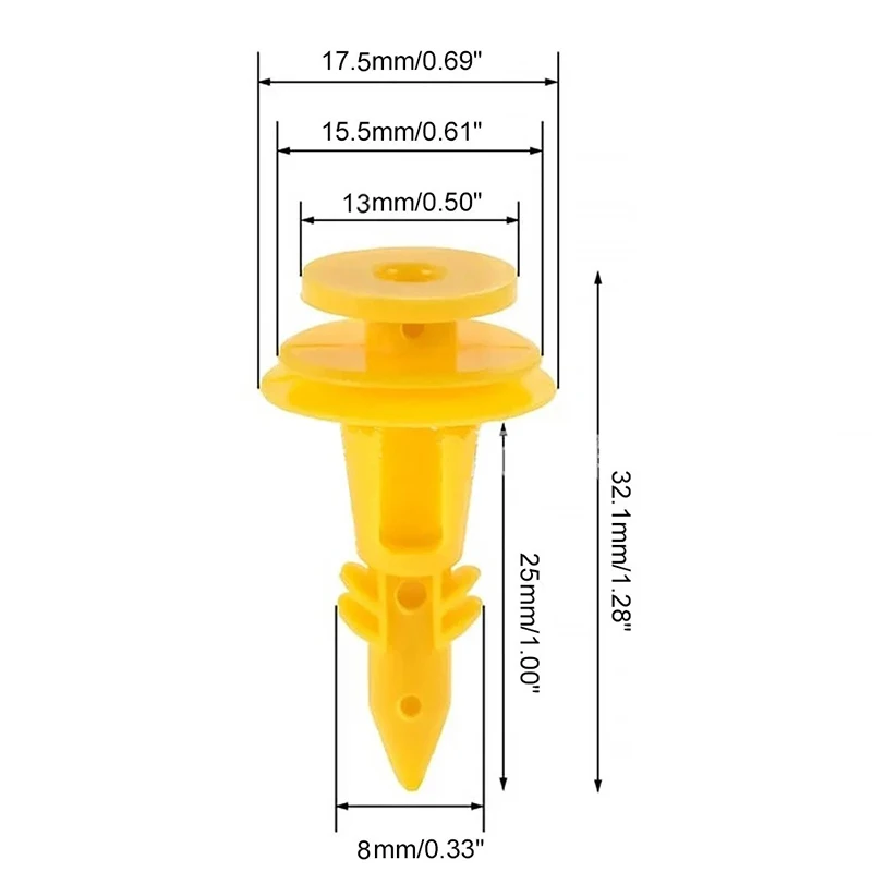 20x Car Tail Door Panel Clip Fastener Retainer Rivets For WJ Jeep Grand Cherokee Chrysler Mini Vans Cirrus Dodge Stratus 6502991