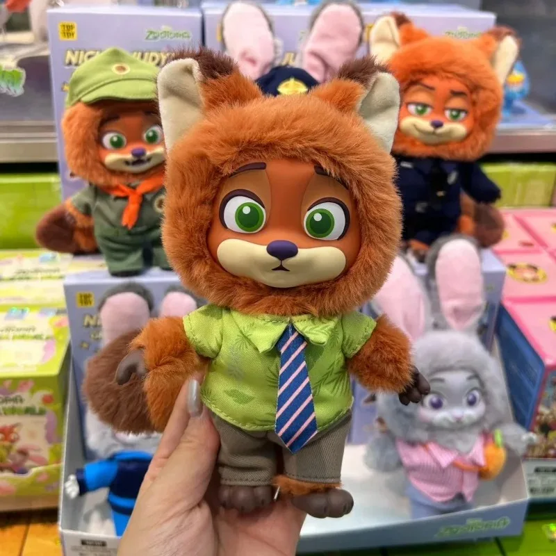 

Оригинальная слепая коробка VSZootopia, милая фигурка Ника Джуди, плюшевая виниловая кукла, загадочная коробка, аниме-фигурки, мультяшная коллекционная модель