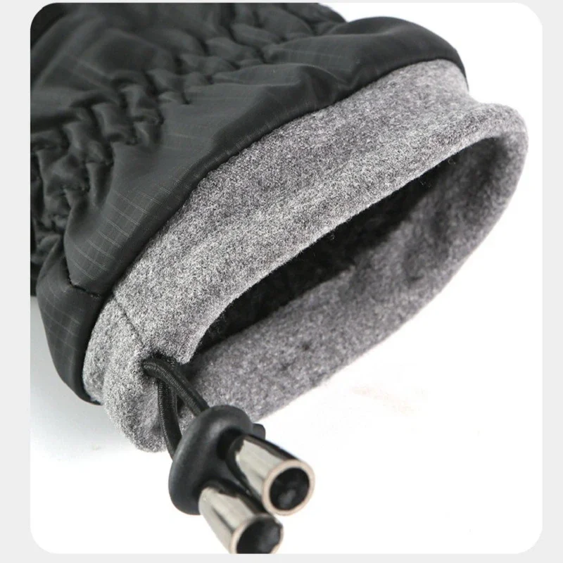 قفازات ركوب الدراجات الشتوية مقاومة للماء ومضادة للرياح تعمل باللمس متوافقة مع المضادة للانزلاق الحرارية الدافئة لركوب الدراجات والتزلج والأنشطة الخارجية #6