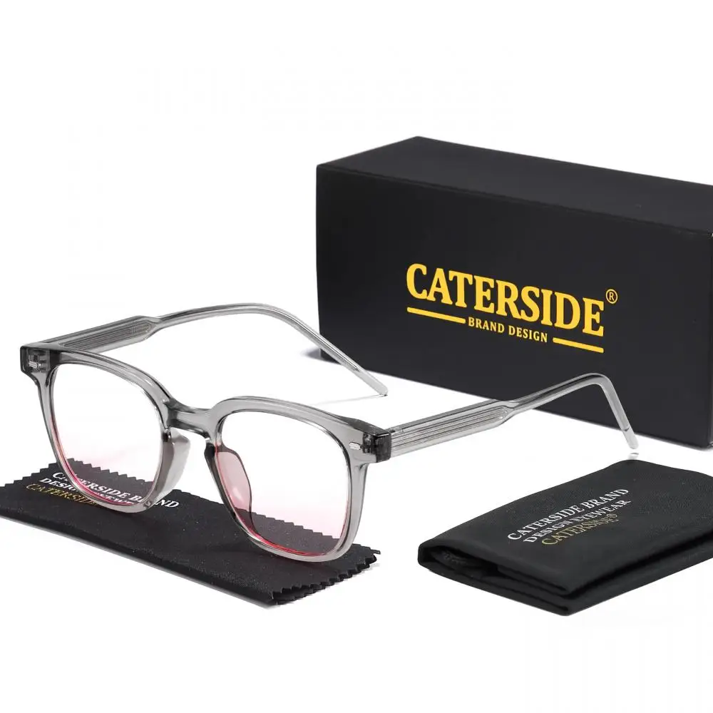 CATERSIDE Neue Männer TR Platz Optische Gläser Rahmen Frauen Klassische Einfache Anti BlueLight Computer Brille Optische Brillen Rahmen – Detail 12