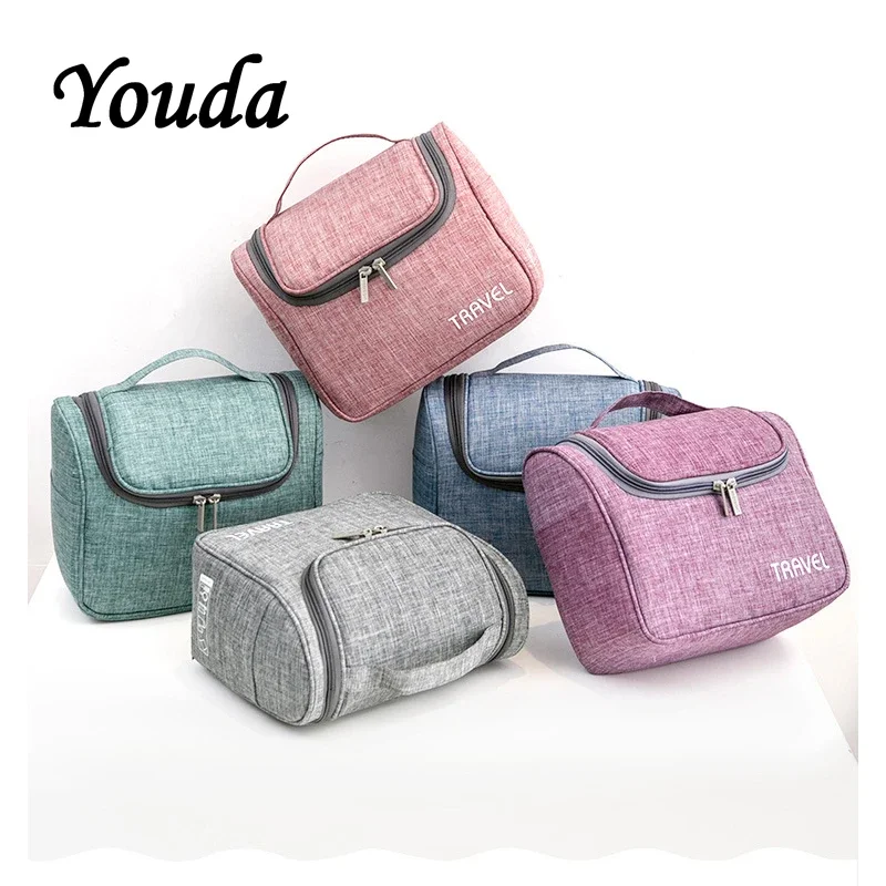 

Youda Korean Classic Minimalist High-capacity Makeup Bags Multi-functional Cosmetic Bag Admission Package Wash Pouch Storage Bag