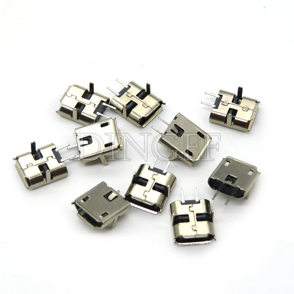 20PCS 5 Pin 10 Pin SMT Socket Connector Micro USB Type B Female Placement 12 Models SMD DIP Socket Connector