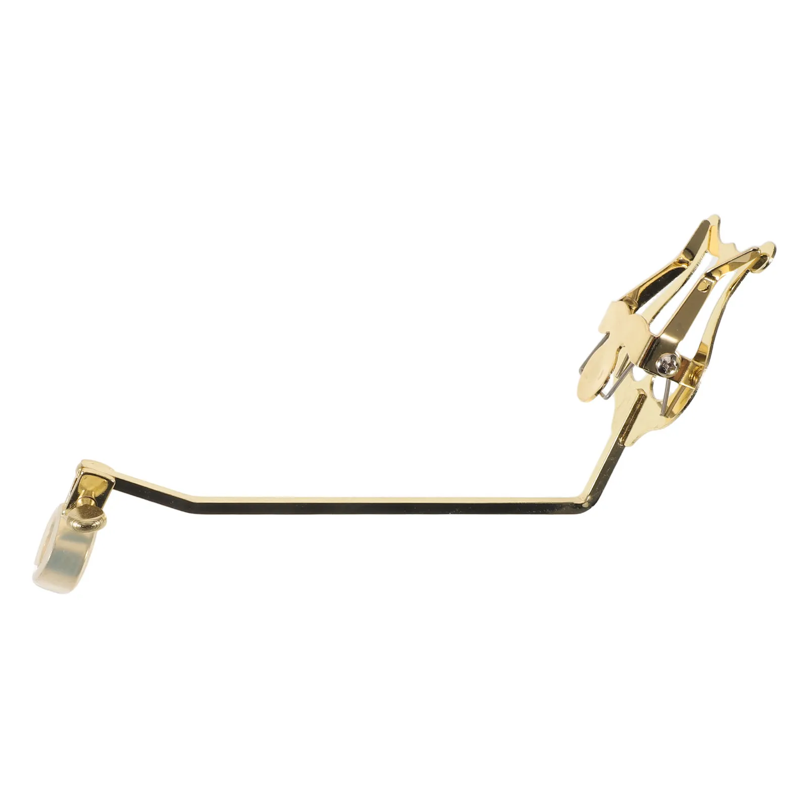 French Horn Marching Clamp-on Lyre Metal Plating Sheet Music Clip Portable Rotatable Holder for Wind Instrument Accessories