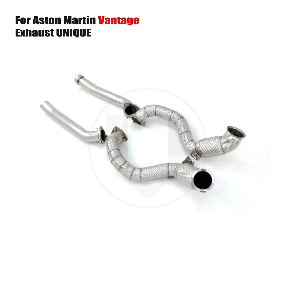 UNIQUE For Aston Martin Vantage 4.0t With insulator downpipe With cat/without cat exhaust pipe