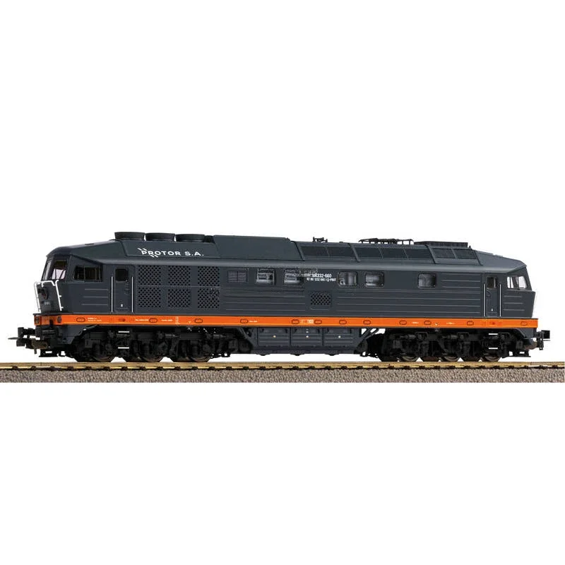 PIKO Train Model HO 1/87 52917 طلاء رمادي وأسود BR232 Lyudmila لعبة سيارة السكك الحديدية ذات تأثير الصوت الرقمي