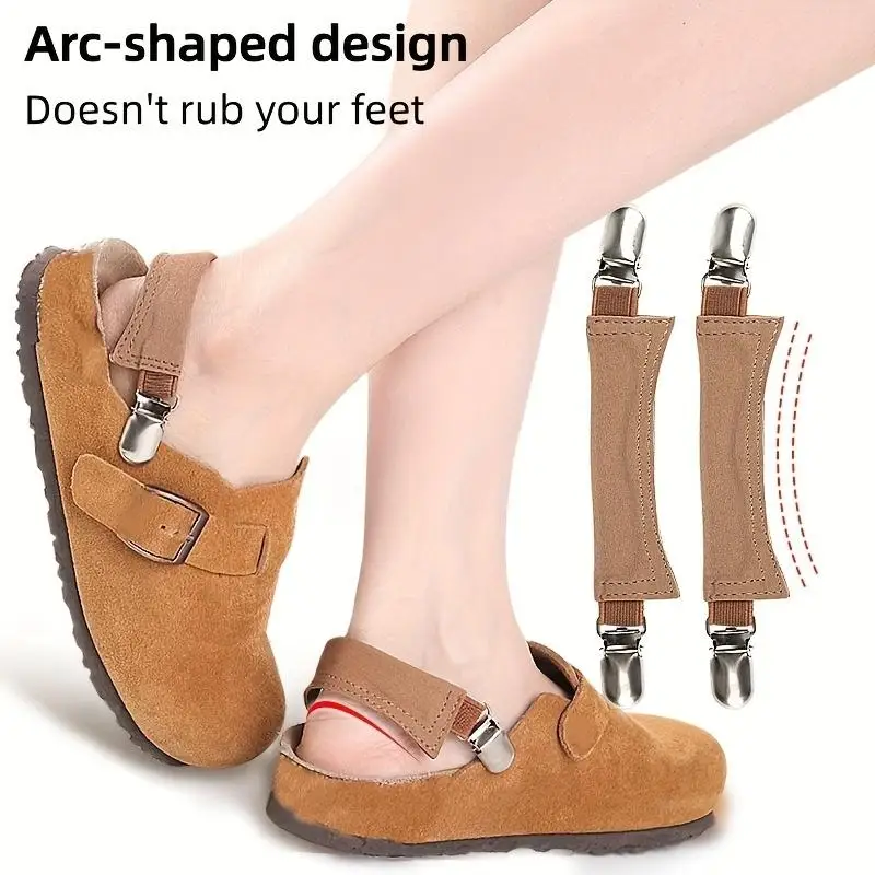 

Lazy Anti-Slip Heel Strap Anti Drop Shoelaces Anti Wear And Anti Drop Elastic Straps for Backless Shoes to Prevent Slipping