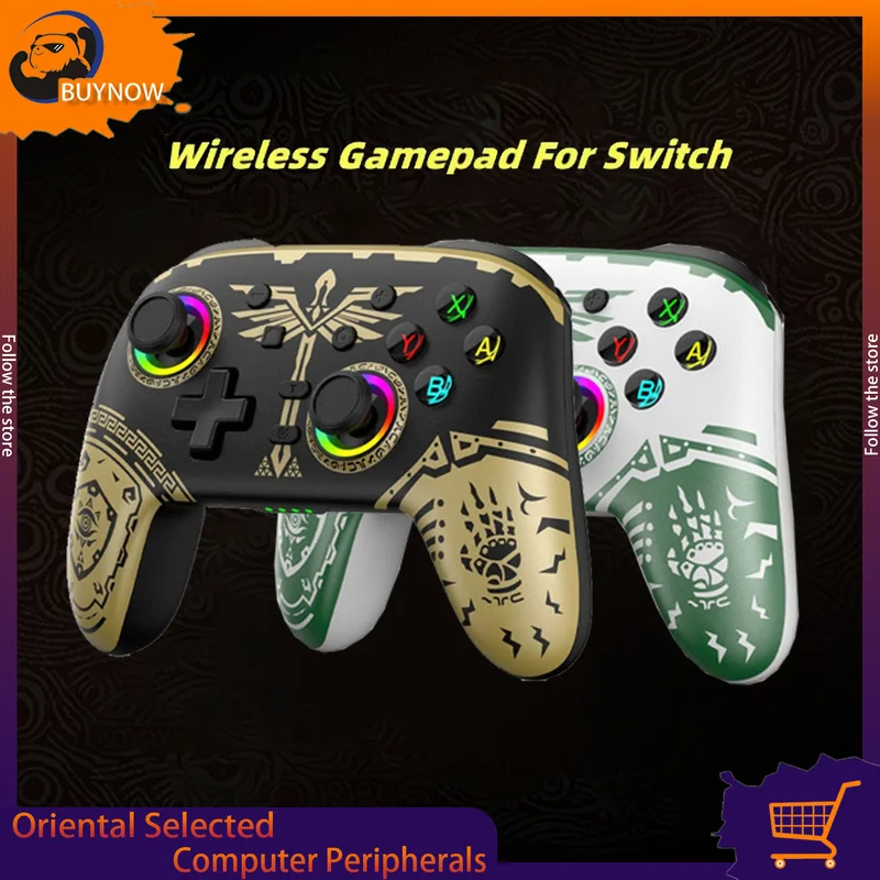 

Wireless Gamepad Steam Bluetooth E-sport Desktop Universal Game Controller Somatic Full Function NFC Good Handling PC
