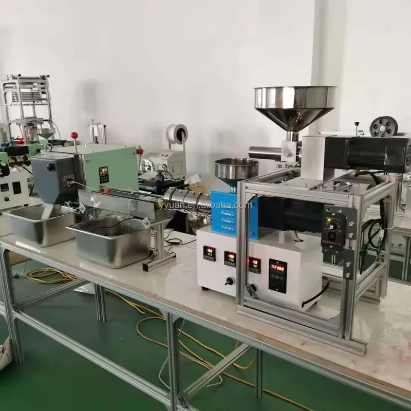 SJ25 Mini Extruder Film Machine Plastic Granulators Granules Plastic Cutting Machine Plastic Granulating Machine