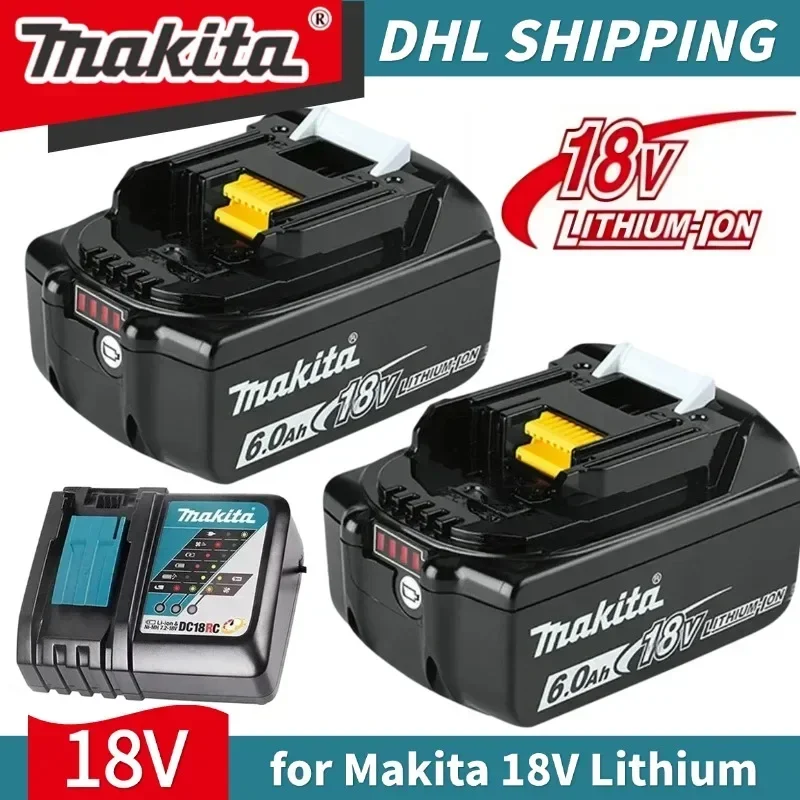 

Makita 6Ah/5Ah/3Ah for Makita 18V Battery BL1830B BL1850B BL1850 BL1840 BL1860 BL1815 Replacement Lithium Battery