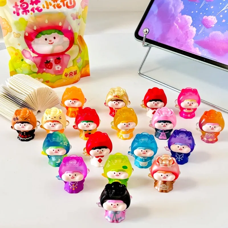 

Original Meatball Cotton Flower Fairy Series Blind Bags Cute And Adorable Mini Toys Trendy Tabletop Ornaments Figurines Friends