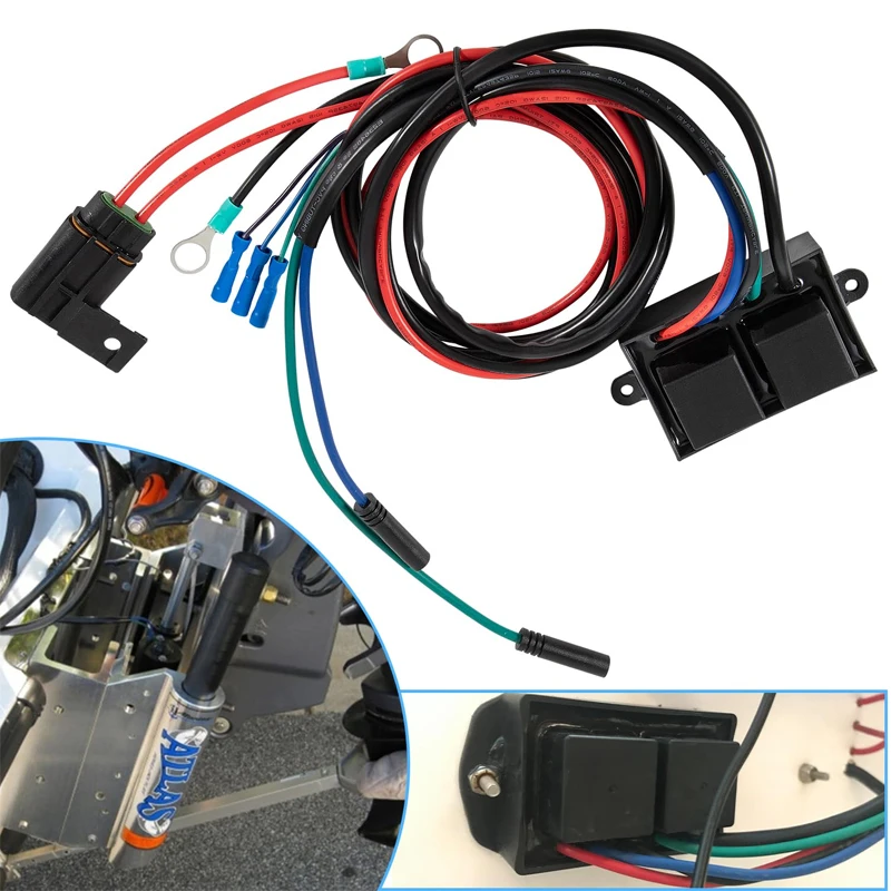 

AHJRELAYKIT2DP Relay Harness Jack Plate Wiring Kit Fit for 2014 to Present Atlas Series Outboard Motor Hydraulic Jack Plates