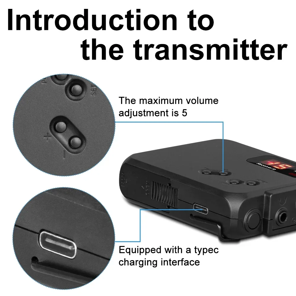 Fabrikpreis JR22 2-Kanal-In-Ear-Funkmonitorsystem mit Empfänger für die Bühne