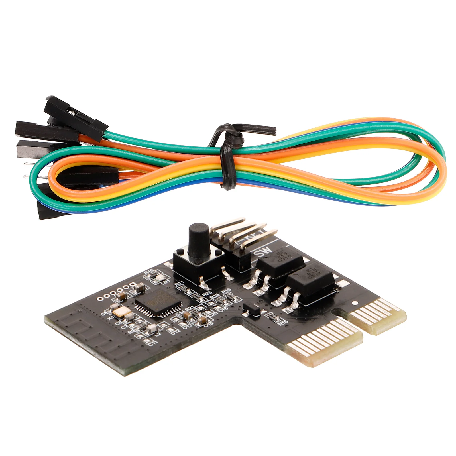 

Remote Boot Card Computer Power Supply Control Adapter Cable Button for PC with Card Compact Design Game