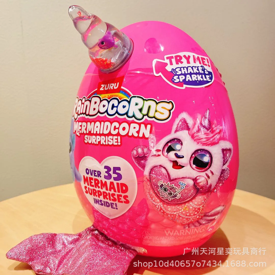 

Горячая распродажа: Яйцо-сюрприз Zuru Rainbocorns Mermaidcorn с более чем 35 коллекционными плюшевыми игрушками-сюрпризами в виде русалок – подарок для девочек