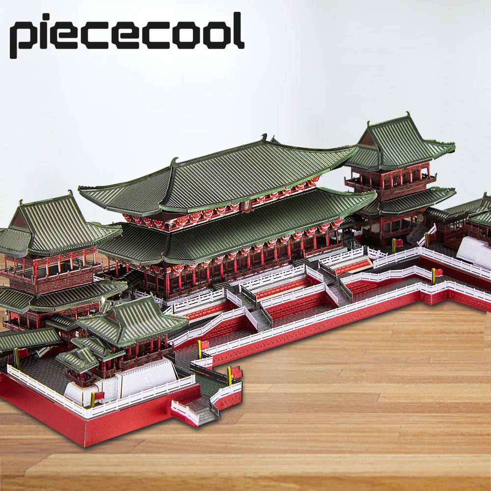 Piececool 3D Metal Puzzles DIY Daming Palace Model Building Kit Jigsaw for Adults Brain Teaser