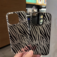 Fashion Zebra Stripes Phone Case For iPhone 13 Pro Case 16 15 14 12 11 Pro Max 16 Plus Mini Shockproof Transparent Fundas Cover