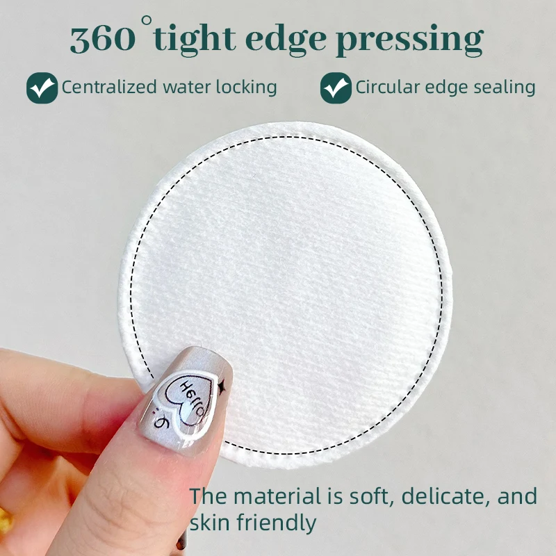 150 قطعة/300 قطعة مكياج دائري احترافي، يمكن استخدامها للتنظيف اليومي وإزالة المكياج والملابس الرطبة.