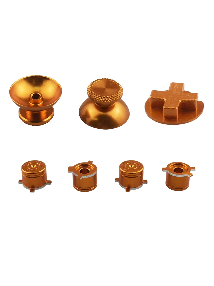 Dados sapo metal polegar varas compatível nintendo switch pro controlador joystick grip cap abxy botões para interruptor pro gamepad