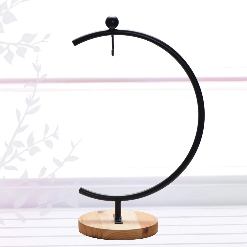Eco Bottle Holder Flowerpot Stand Large Size Black Metal Plant Pot Shelf Metal Flowerpot Supporting for Home Office Table Window