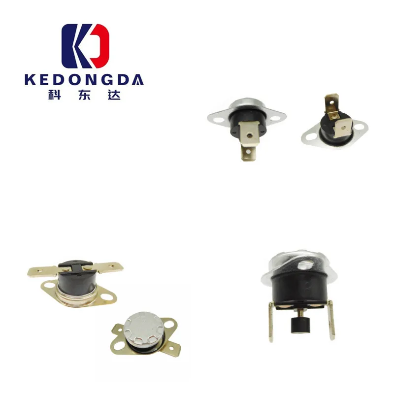 5PCS Temperature switch KSD301 45 50 70 75 80 120 130 165degrees30A-16A-10A250V Normally open normally closed temperature switch