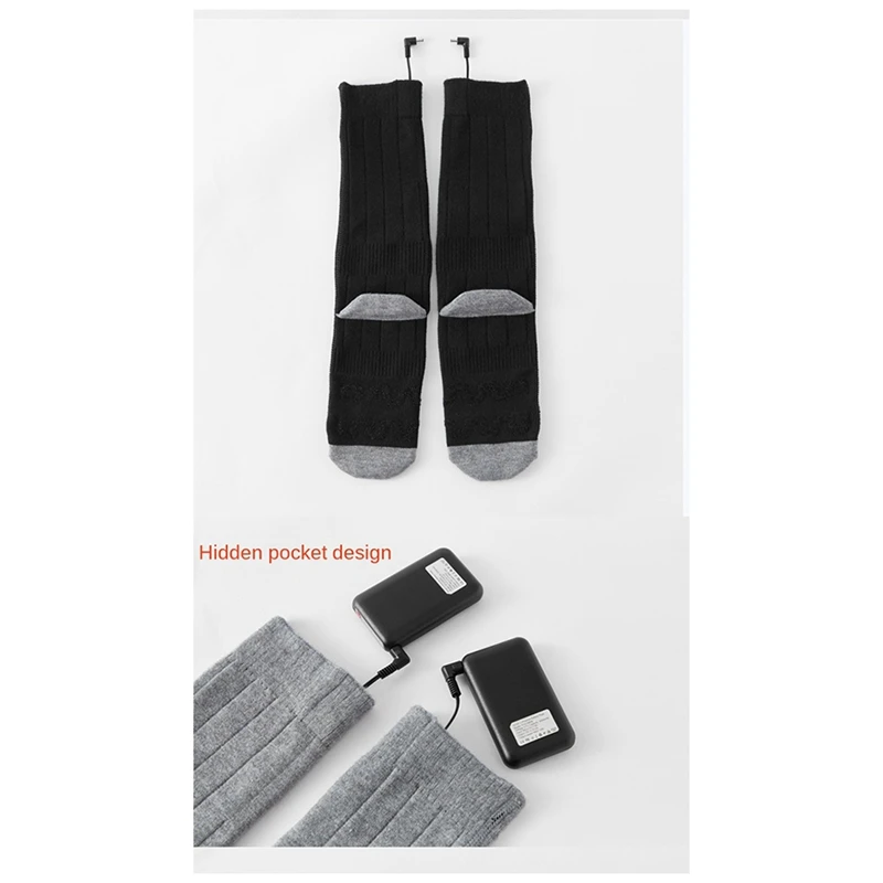 Heateds For Men And Women, Long-Lasting Heated Thermal Socks For Camping, Hikings, Fishing, Skiing And Huntings