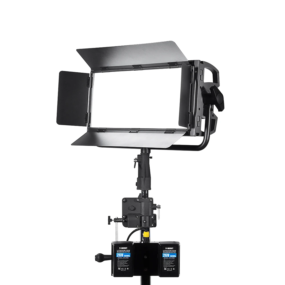 350W Adjustable Color Temperature 110 Beam Angle 8/16-bit Dimming LED Panel Light CRI97 DMX512 Control Professional Lights