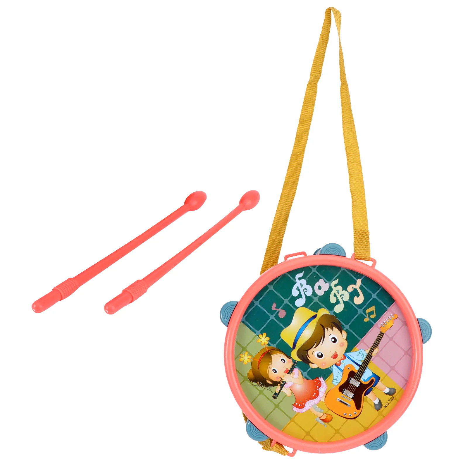 Handtrommel Speelgoed Kloppen Muziekinstrument Educatief Kinderen Taille Kind Plastic Baby