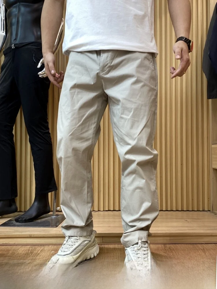 

Men's Comfortable Straight Leg Casual Pants Lenzing Lyocell Cotton Linen Blend Spring Summer Commute Fashion Breathable