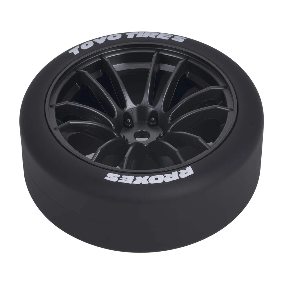 4Pcs Hard Drift Tires Wheel Tyre Hub 12mm Hex for 1/10 RC Drift Car On Road Car Tamiya TT01 TT02 XV01 PTG-2 Kyosho HPI HSP Parts - view 3