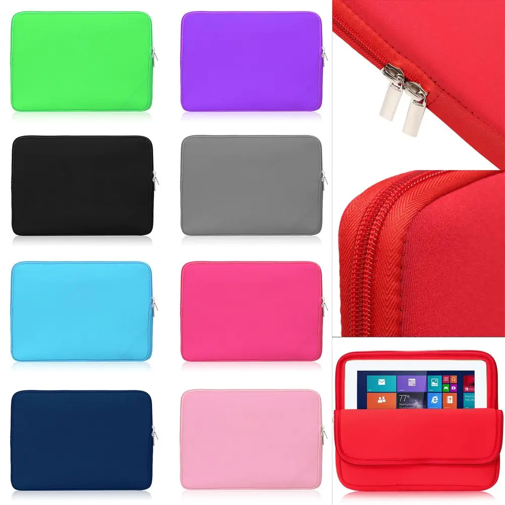 Funda Universal colorida y suave de calidad para tableta, bolsa protectora para Apple, iPad, Samsung, Galaxy Tab, Huawei, MediaPad