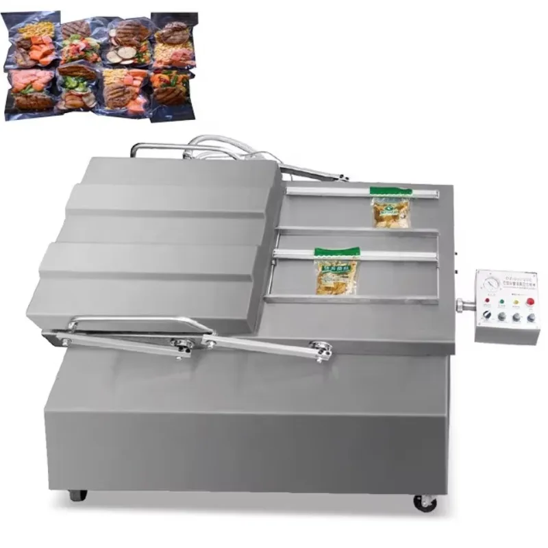 Inclinable Vertical Vacuum Packing Machine Liquid and Powder Flour Coffee Vacuum Sealer for Coffee Bean/Soup  Vacuum Packaging