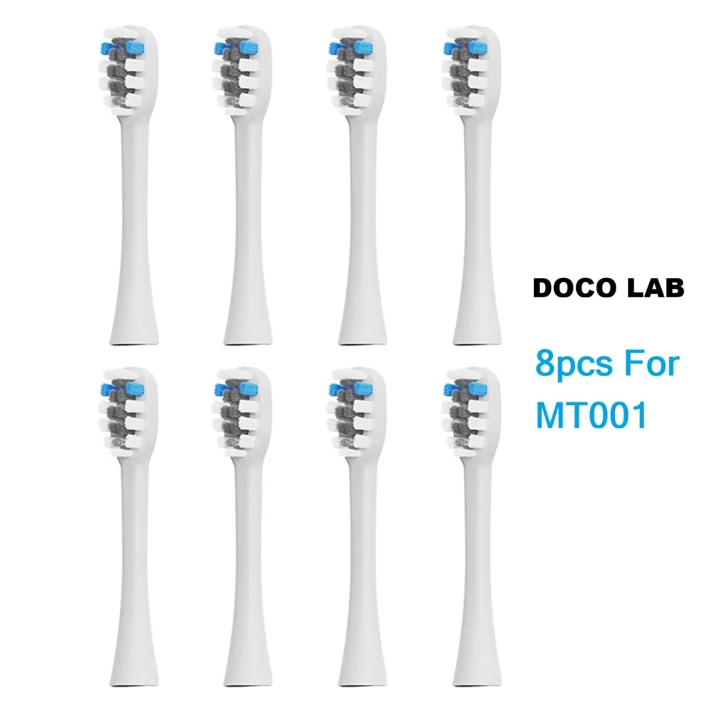 

Сменные насадки для зубных щеток, совместимые с электрической зубной щеткой DOCOLAB Sonic MT001, сменные насадки с щетиной DuPont