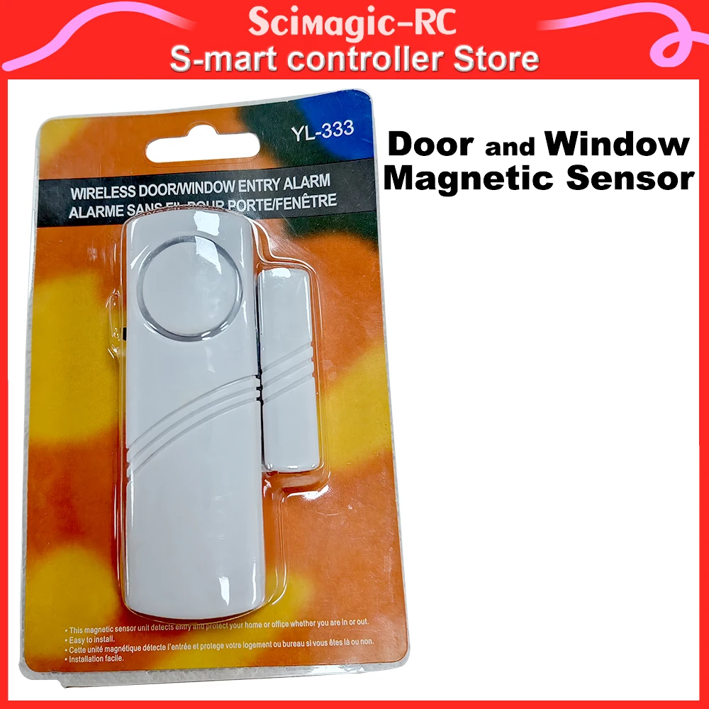 Newest Longer Door Window Wireless Burglar Alarm With Magnetic Sensor Home Safety Wireless Longer System Security Device Home