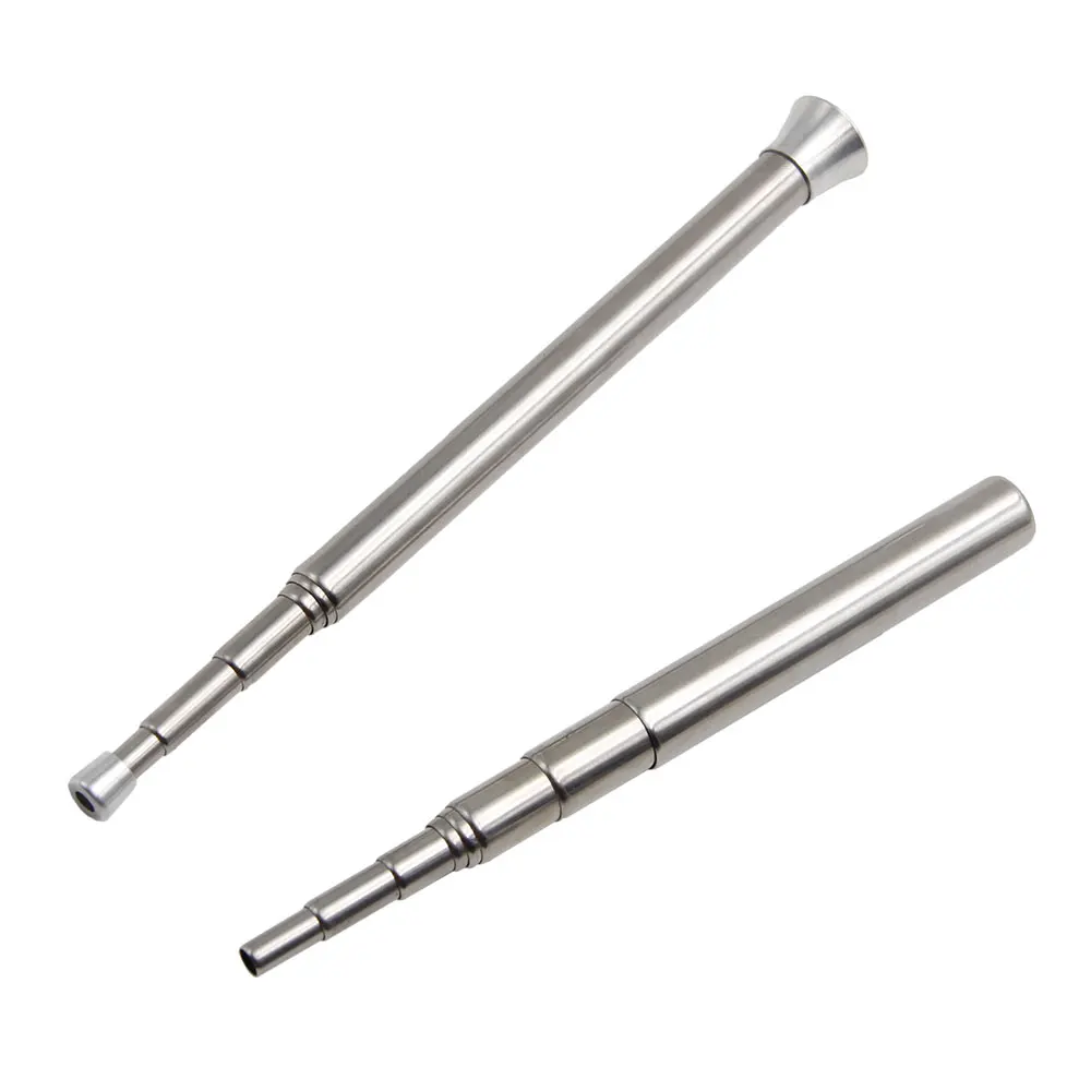 

Рожок для выдувной трубы из нержавеющей стали, портативный 8-секционный телескопический уличный пожарный инструмент, аксессуары