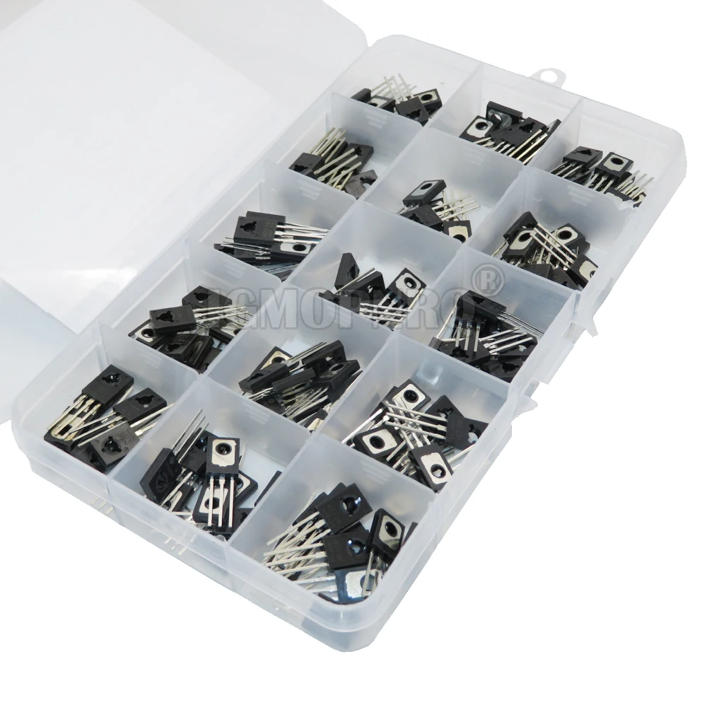 150PCS TO-126 Transistor Assortment Kit Pack B772 D882 BD139 BD140 C106 D669 B649 D237 D238 13003 BD136 BD235 BD438 BT134 2P4M