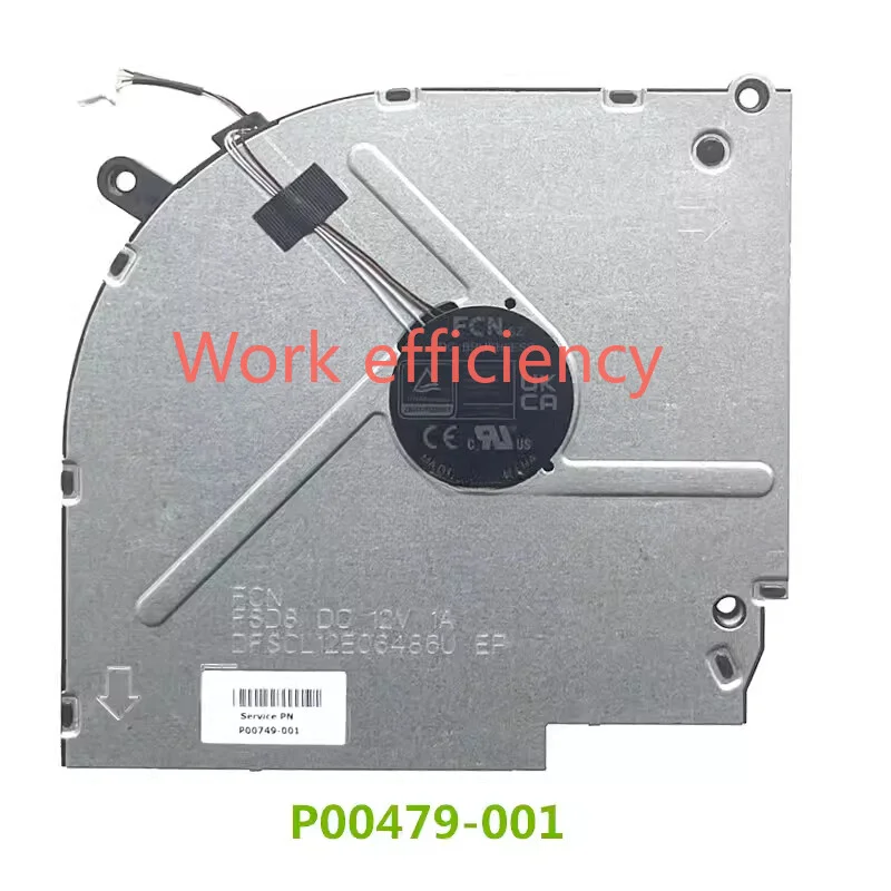 Оригинальный охлаждающий вентилятор для процессора HP P00478-001 P00479-001 DC12V 1A R L