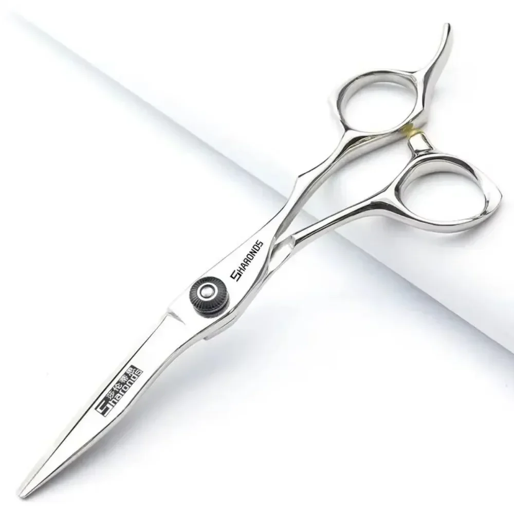 Barber Shop Hairstylist Exclusive Hair Clippers 5.5/6 Inch Flat Scissors Thinning V-tooth Clipper Hair Cutting Scissors Set