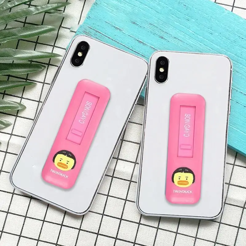 Universal Armband Handy halter für iPhone Finger griff Telefonst änder für Samsung Push Pull Back Sticked Socket Halterung