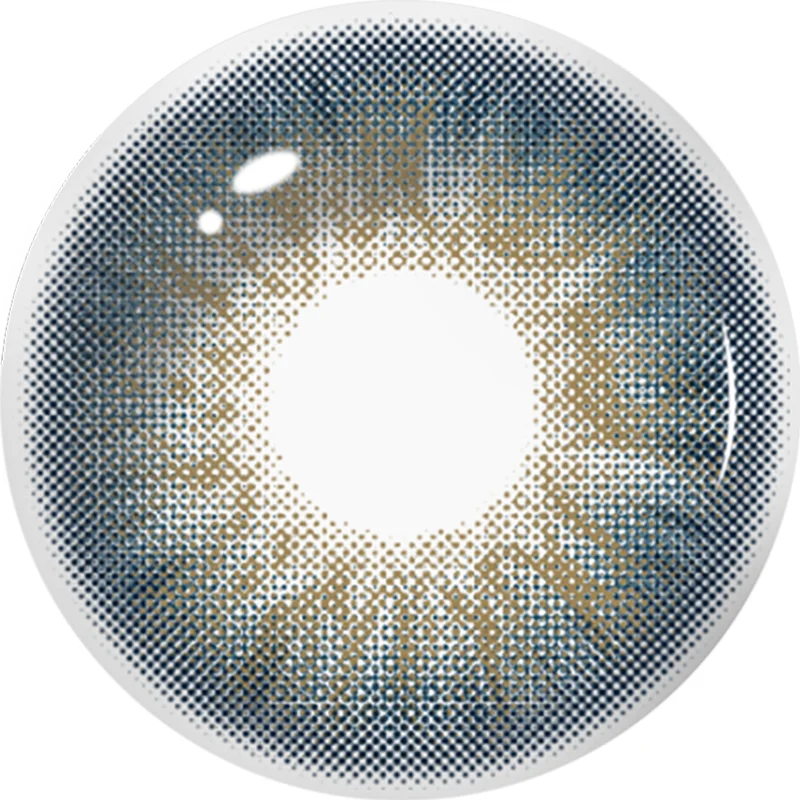 DUOXIU – lentilles de contact colorées pour les yeux, 2 pièces, lentilles pour myopie, lentilles vertes avec dioptries, lentilles pour yeux bleus,