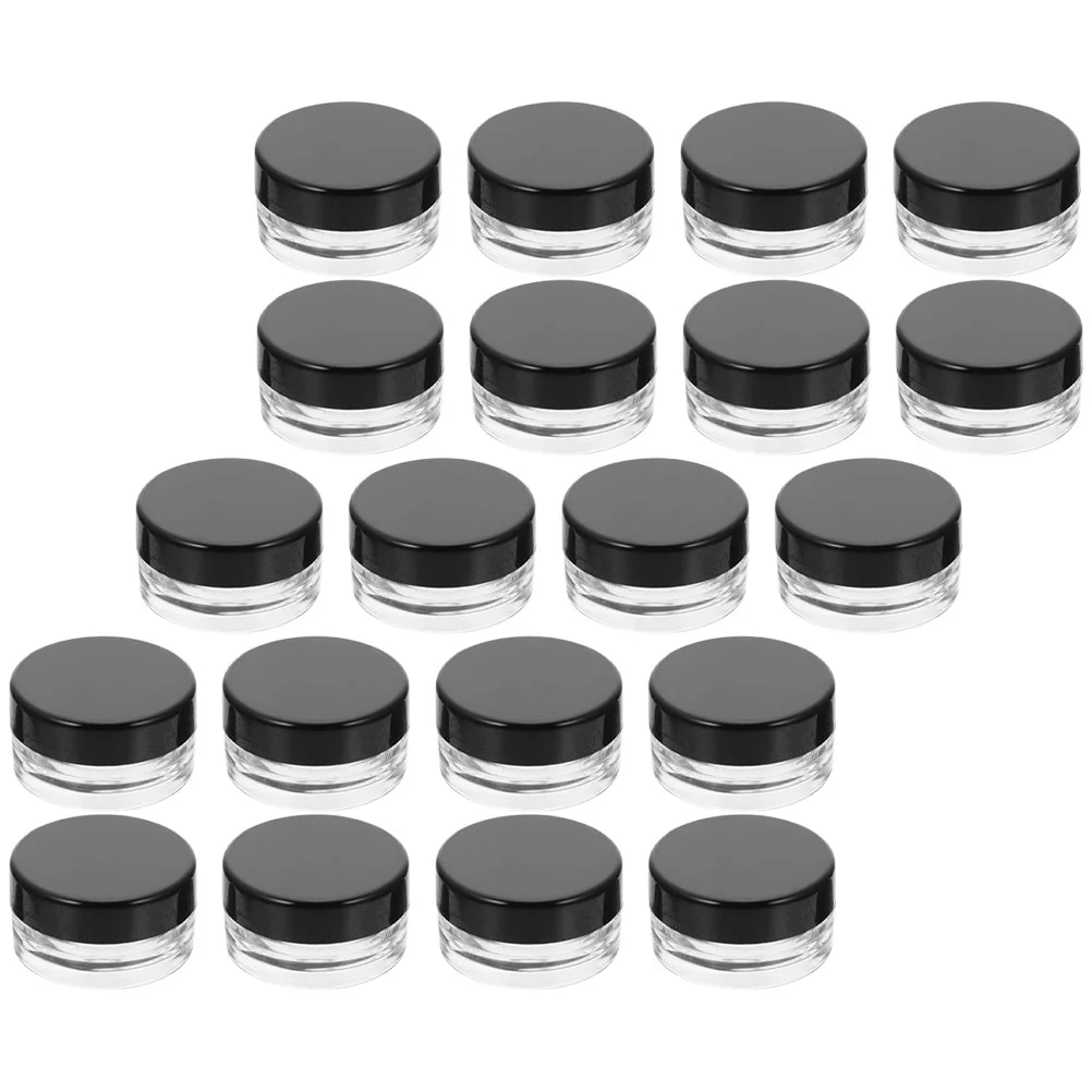 Sample Pots Round Jar Plastic Container Set Body for Moisturizer Buttercream