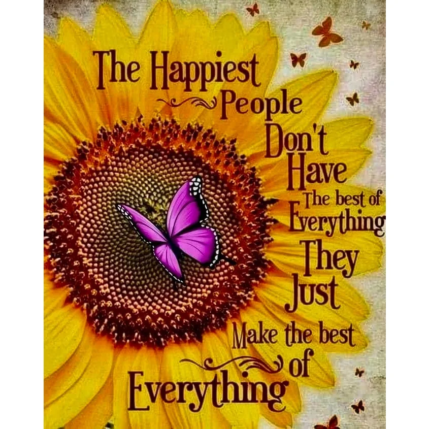 

Алмазная мозаика DIY: Настенный декор «Рустикальный подсолнух» с вдохновляющей цитатой, полуфабрикат, стразы, желтый цветок, постер