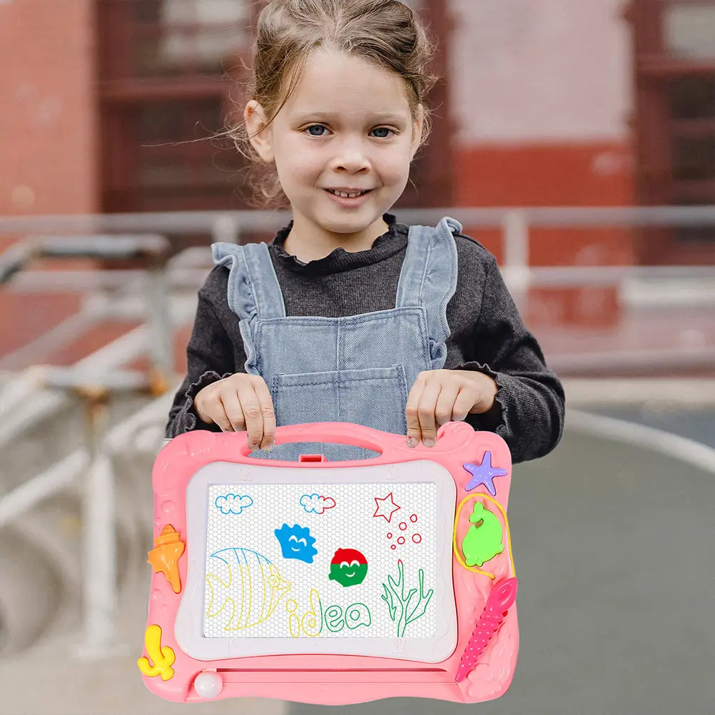 2 Pcs Magnetic Writing Board Baby Toy Multifunctional Plastic Drawing Pad Kids Toys