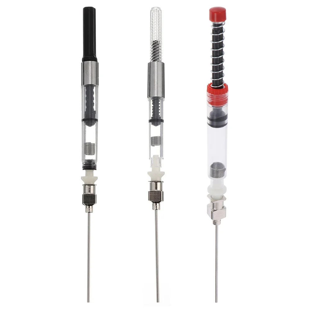 

3 Pcs Fountain Pen Converter Ink Retractable Bulb Changer Absorption Absorber Device Syringe Student